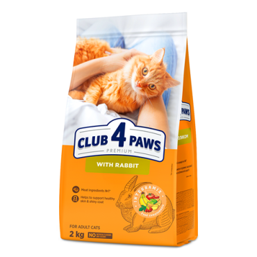CLUB 4 PAWS PREMIUM «KÜÜLIKUGA». TÄISSÖÖT LEMMIKLOOMATOIT TÄISKASVANUD KASSIDELE